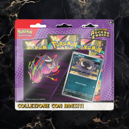 Blister Ascesa Eroica - Collezione con Adesivi Gastly